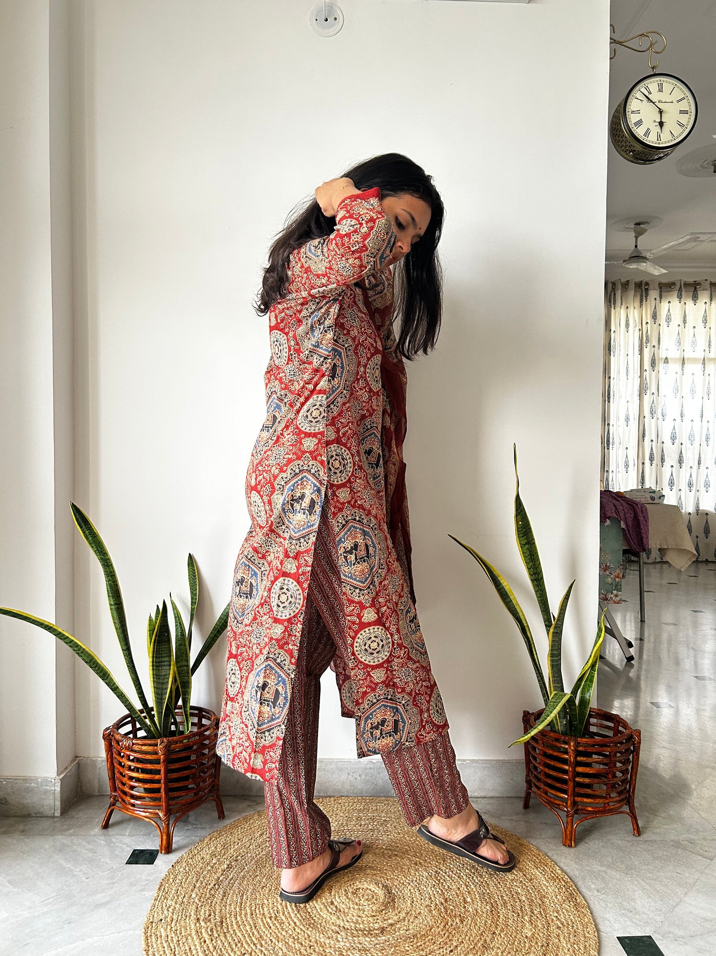 Raag Ajrakh Suit Set