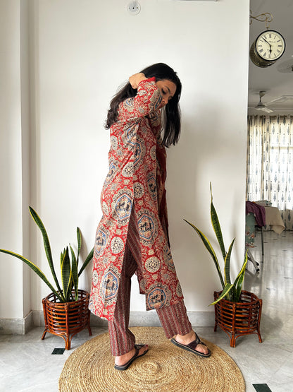 Raag Ajrakh Suit Set