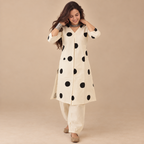 Timeless Polka - Khadi Kurta Set