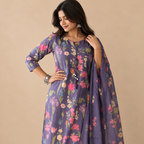 Gulbagh - Floral Printed Suit Set