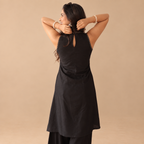 Bold & Beautiful - Halter-neck cotton kurta set with pockets!