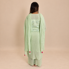 Blossom whisper - Embroidered floral suit set - Gul Collection