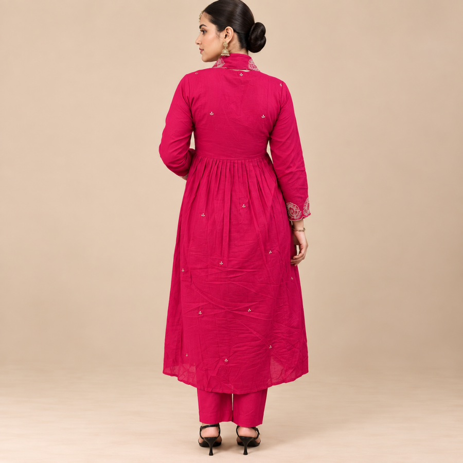 Gulaabo Roshan - A-line Suit Set