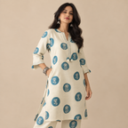 Indigo Bloom - Polka Dots Co-ord Set