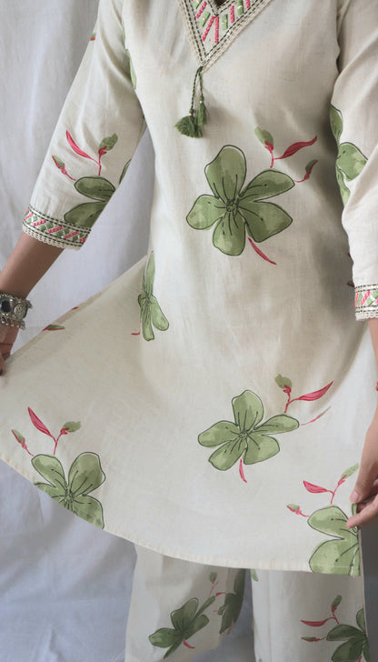 Gulmohar Co-ord Set – Cotton Comfort in Bloom