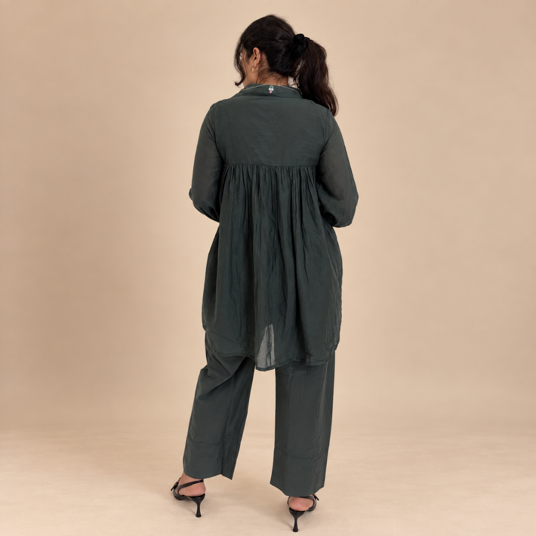 Bloom Bootis – Floral Embroidered Co-Ord Set - Gul Collection