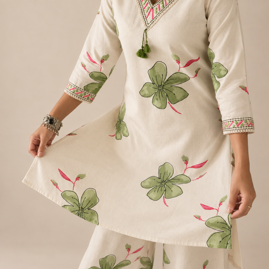 Gulmohar - Cotton Co-ord Set