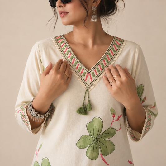 Gulmohar Co-ord Set – Cotton Comfort in Bloom