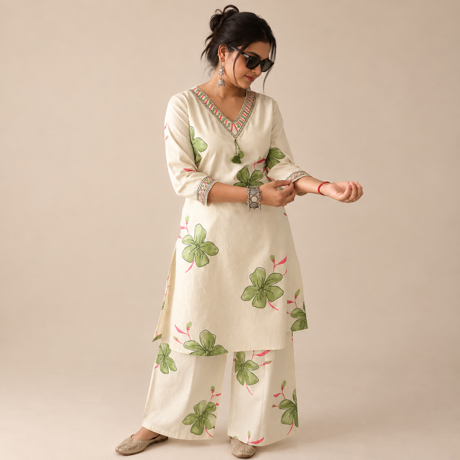 Gulmohar - Cotton Co-ord Set